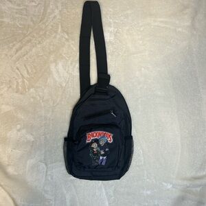 Black Crossbody Backwoods Rick and Morty Bag